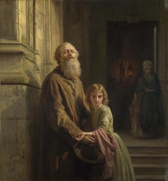 Josephus Laurentius Dyckmans The Blind Beggar oil painting image